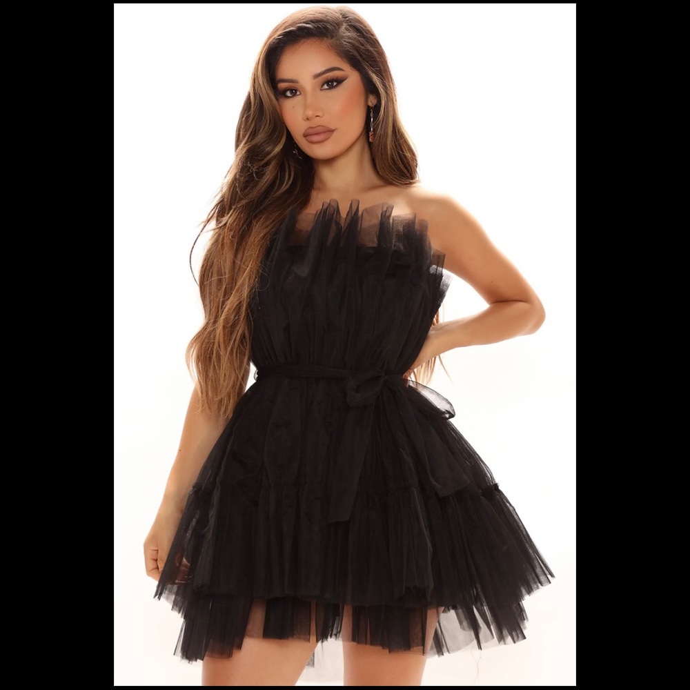 tulle Mini Dress
